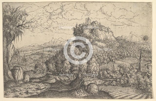 Landscape, 1553. Creator: Hans Sebald Lautensack.