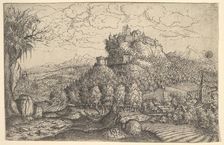 Landscape, 1553. Creator: Hans Sebald Lautensack