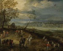 Landscape, 1631-1678. Creator: Jan Brueghel the younger