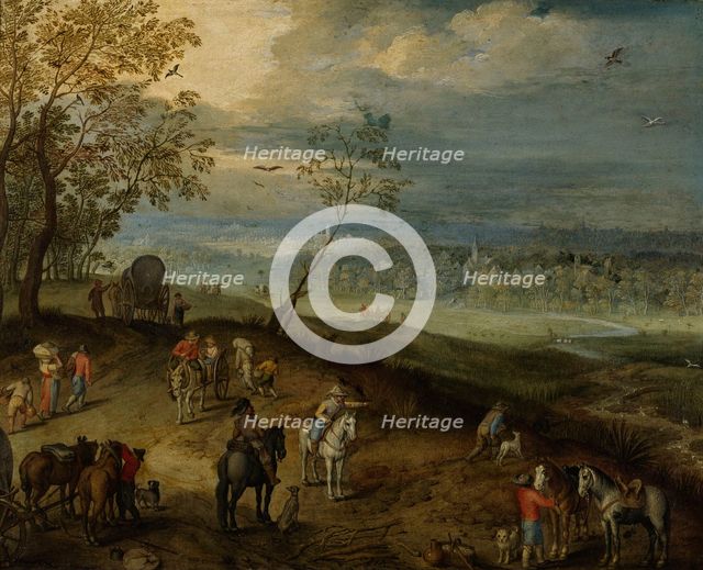 Landscape, 1631-1678. Creator: Jan Brueghel the younger.