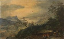 Landscape, 16th-17th centuries. Creators: Jan Brueghel the Elder, Joos de Momper, the younger
