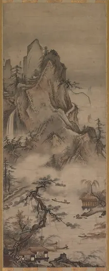 Landscape, 16th century. Creator: Jud? (Japanese, active 16th century)