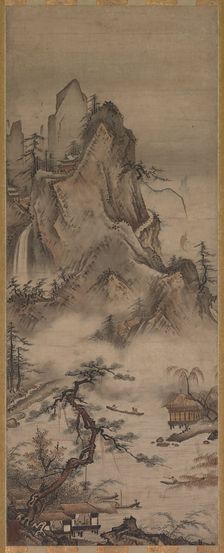 Landscape, 16th century. Creator: Jud? (Japanese, active 16th century)