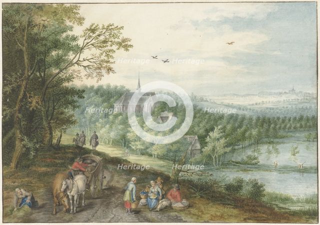 Landscape, 1704-1758. Creator: Sybrand Feitama.