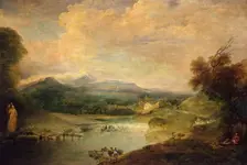 Landscape, 1714. Creator: Jean-Antoine Watteau