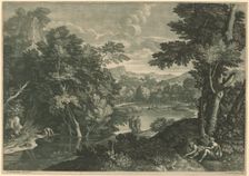 Landscape, 1733/1742. Creator: Elisha Kirkall