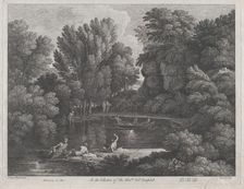 Landscape, 1743. Creator: Jean Baptiste Claude Chatelain
