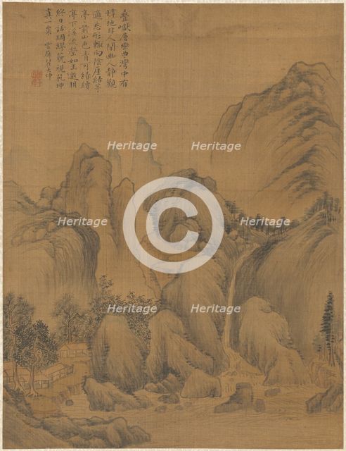 Landscape, 1775. Creator: Zhai Dakun (Chinese, d. 1804).