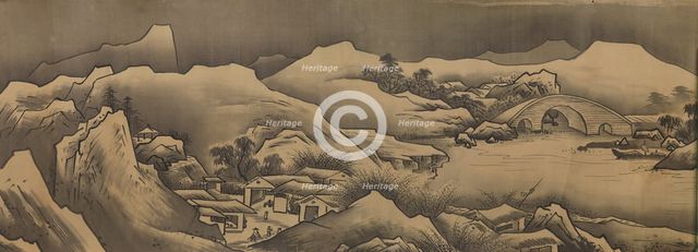 Landscape, 17th century. Creator: Unkoku Toban.