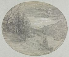 Landscape, 1800s. Creator: François-Auguste Ravier (French, 1814-1895)