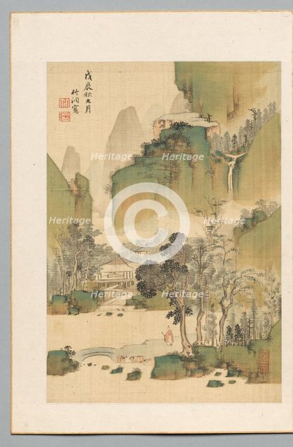 Landscape, 1808. Creator: Chikuto Nakabayashi (Japanese, 1776-1853).