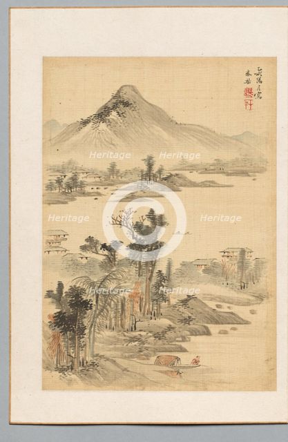 Landscape, 1815. Creator: Shunkin Uragami (Japanese, 1779-1846).
