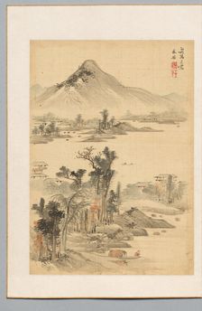 Landscape, 1815. Creator: Shunkin Uragami (Japanese, 1779-1846)