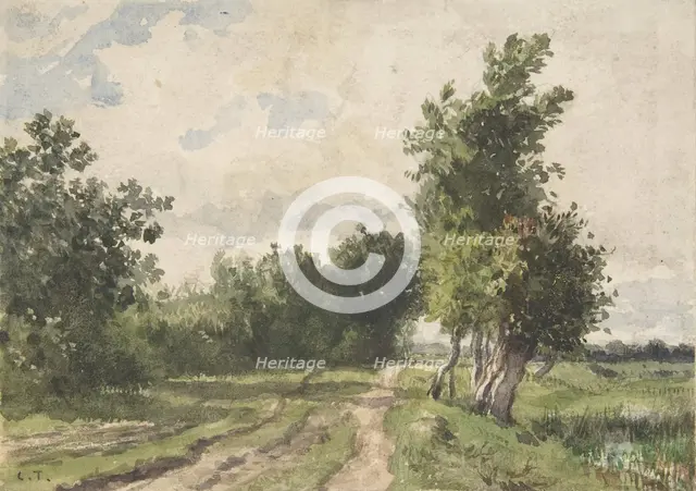 Landscape, 1825-65. Creator: Constant Troyon.