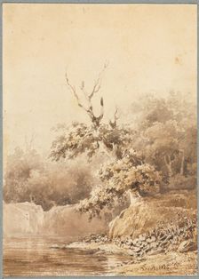Landscape, 1836. Creator: Théodore Rousseau (French, 1812-1867)