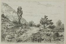 Landscape, 1844. Creator: Charles Emile Jacque