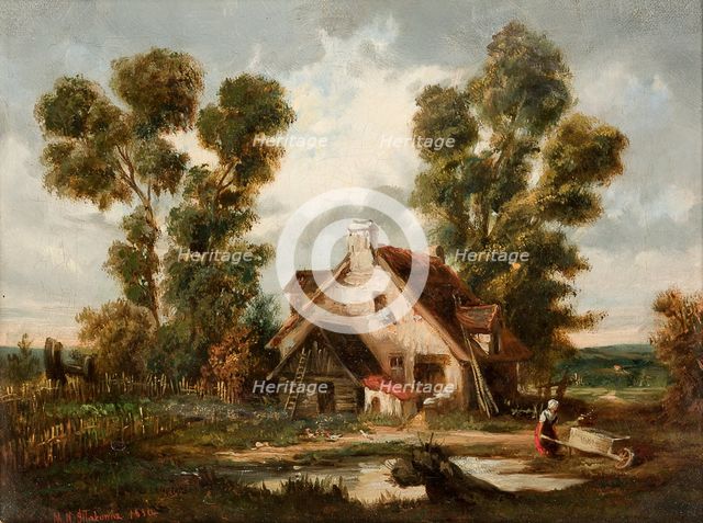 Landscape, 1850. Creator: Napoleon Illakowicz.