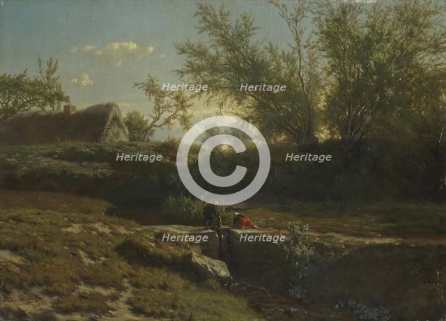 Landscape, 1853. Creator: Jean Baptiste Kindermans.