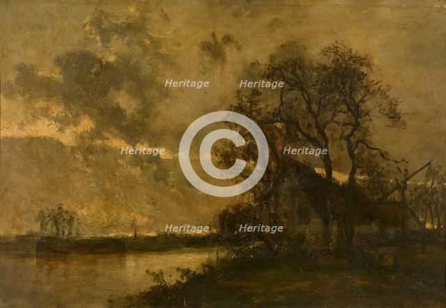 Landscape, 1860-1864. Creator: Johan Barthold Jongkind.