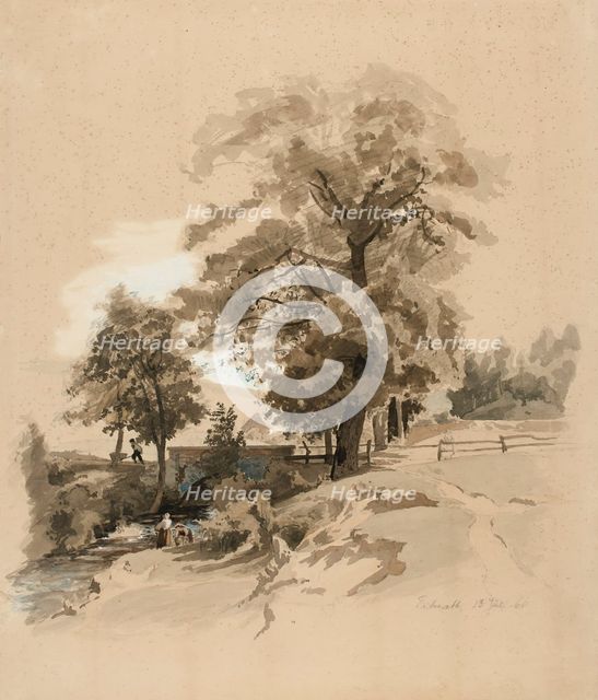 Landscape, 1860. Creator: Werner Holmberg.