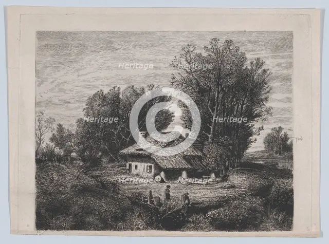 Landscape, 1862-76. Creator: Adolphe Balfourier.