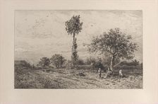 Landscape, 1864. Creator: Charles Emile Jacque