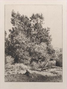 Landscape, 1864. Creator: Charles Emile Jacque