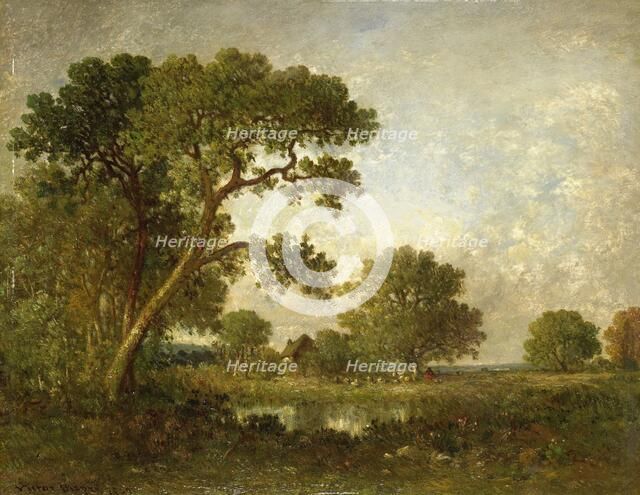 Landscape, 1869. Creator: Leon Victor Dupre.