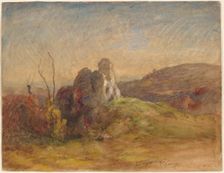 Landscape, 1870-1884. Creator: François-Auguste Ravier (French, 1814-1895)
