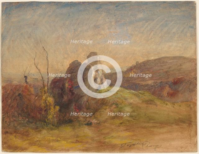 Landscape, 1870-1884. Creator: François-Auguste Ravier (French, 1814-1895).