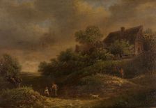 Landscape, 1871. Creator: Jozef Linnig