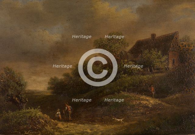 Landscape, 1871. Creator: Jozef Linnig.