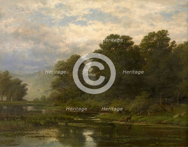 Landscape, 1872. Creator: Joseph Van Luppen.