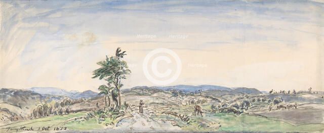 Landscape, 1877. Creator: Johan Barthold Jongkind.