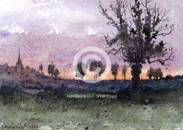 'Landscape', 1881. Artist: Henri-Joseph Harpignies