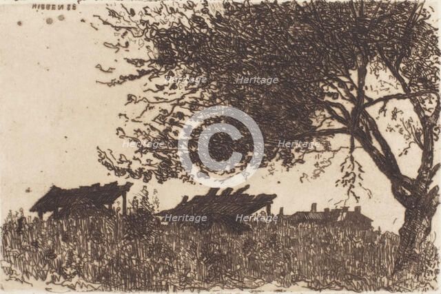 Landscape, 1883. Creator: Thomas Entriken Hibben.