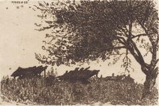 Landscape, 1883. Creator: Thomas Entriken Hibben