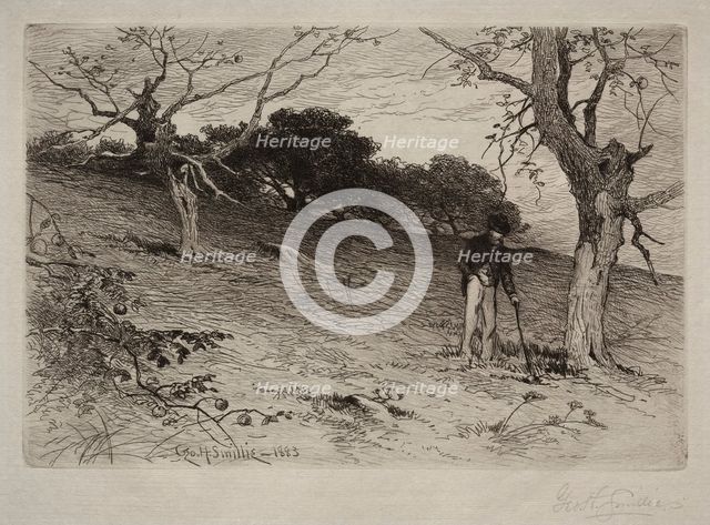 Landscape, 1883. Creator: George Henry Smillie (American, 1840-1921).