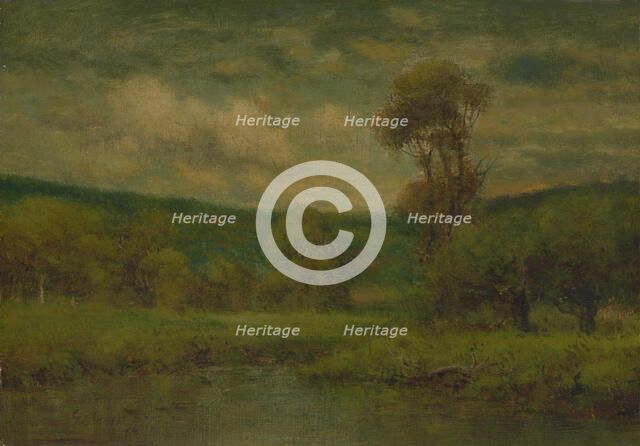 Landscape, 1884 or 1889. Creator: George Inness.