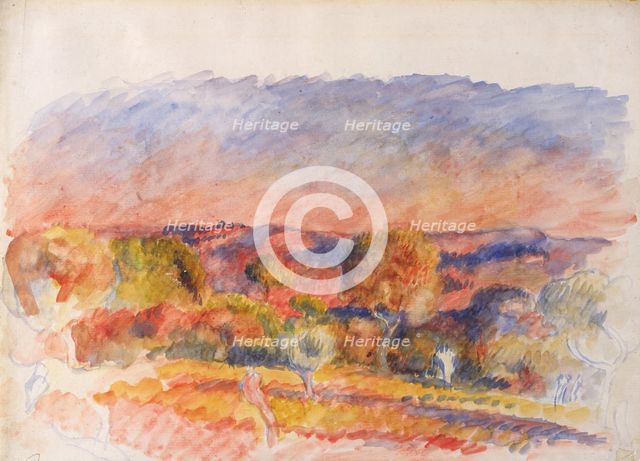 Landscape, 1889. Creator: Pierre-Auguste Renoir.