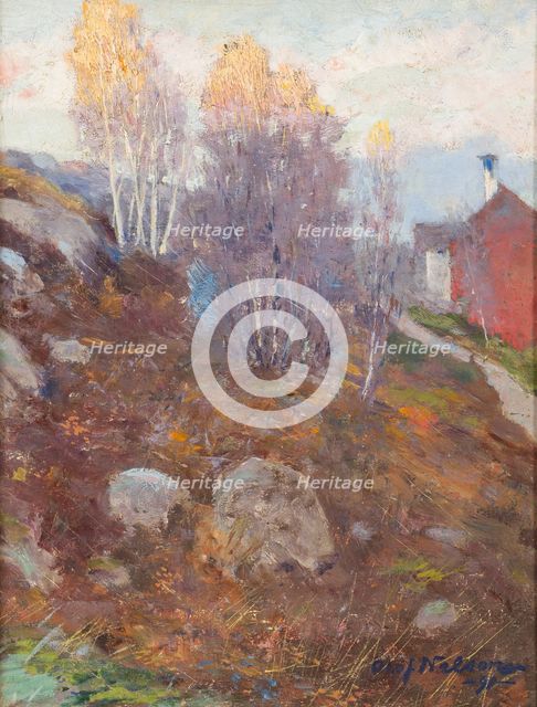 Landscape, 1891. Creator: Olof Sager-Nelson.
