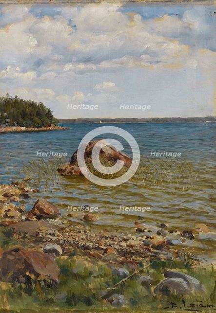 Landscape, 1893-1897. Creator: Berndt Lagerstam.