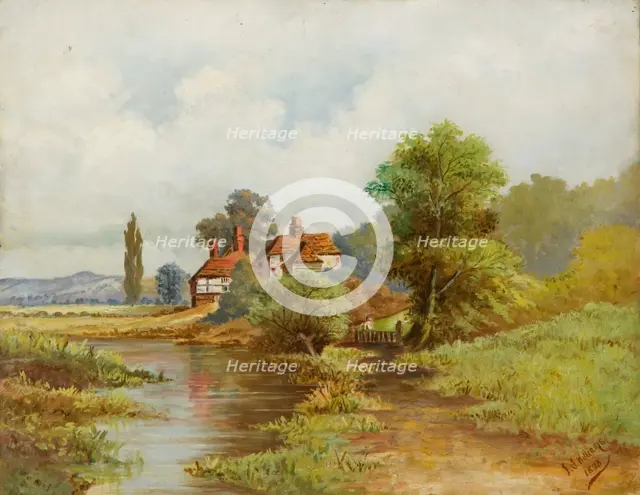 'Landscape', 1893. Creator: Isaac John Williams.