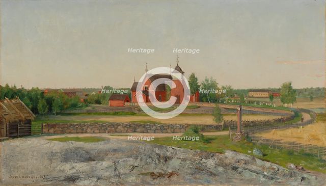 Landscape, 1895. Creator: Arvid Liljelund.