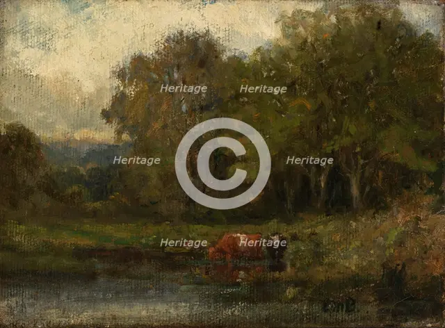 Landscape, 1895. Creator: Edward Mitchell Bannister.