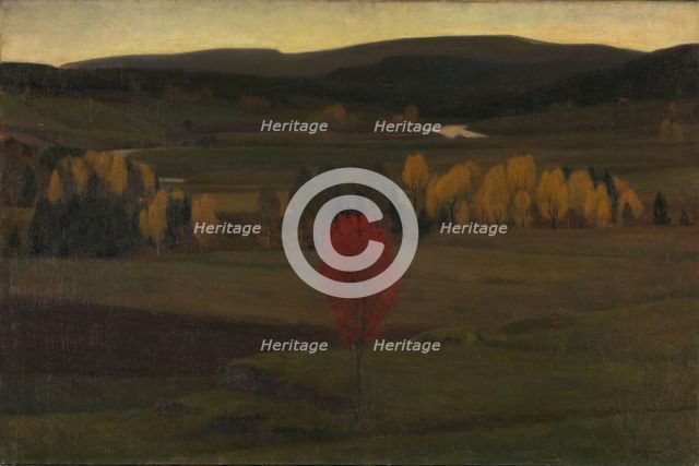 Landscape, 1896. Creator: Lars Jorde.