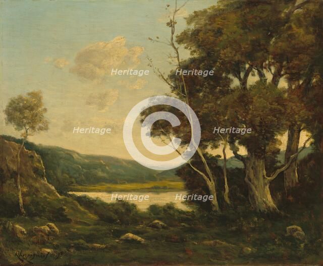 Landscape, 1898. Creator: Henri-Joseph Harpignies.