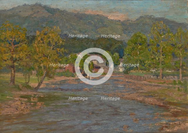 Landscape, 1899. Creator: Theodore Clement Steele.