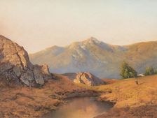 Landscape, 1899. Creator: Vighi, Coriolano (1846-1905)