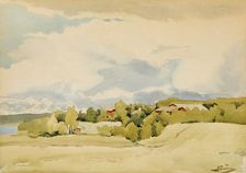 Landscape, 1899. Creator: Antti Faven